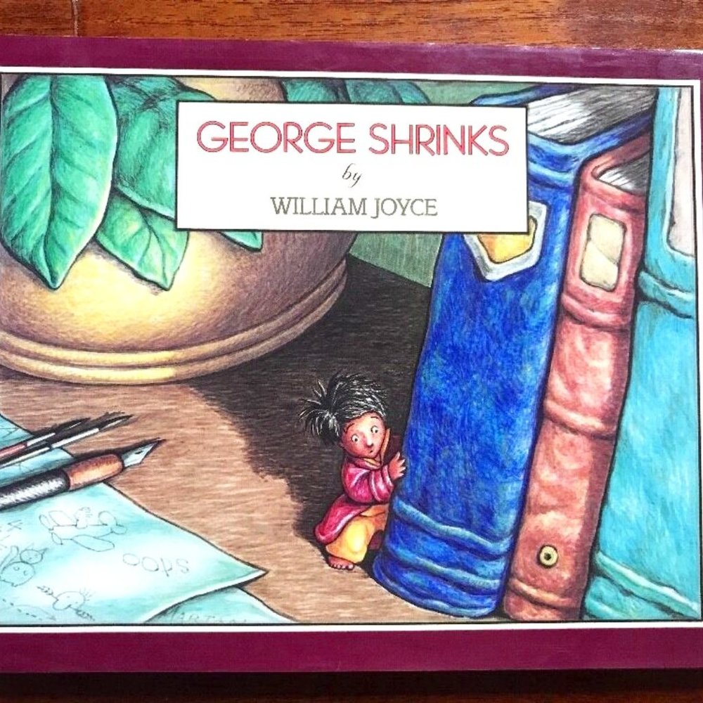 George Shrinks by William Joyce RARE 1985 HCDJ signed 1st edition